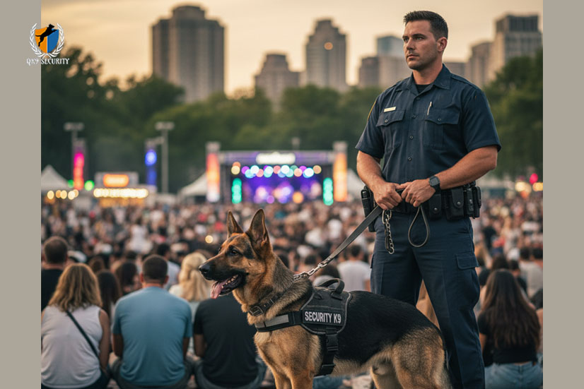 K9 units for crowd control